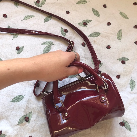 Patent Vegan Leather Mini Bag - Picture 3 of 5